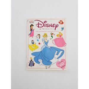Vintage 2003 Disney Princess The Ultimate Sticker Book - Partially Finished